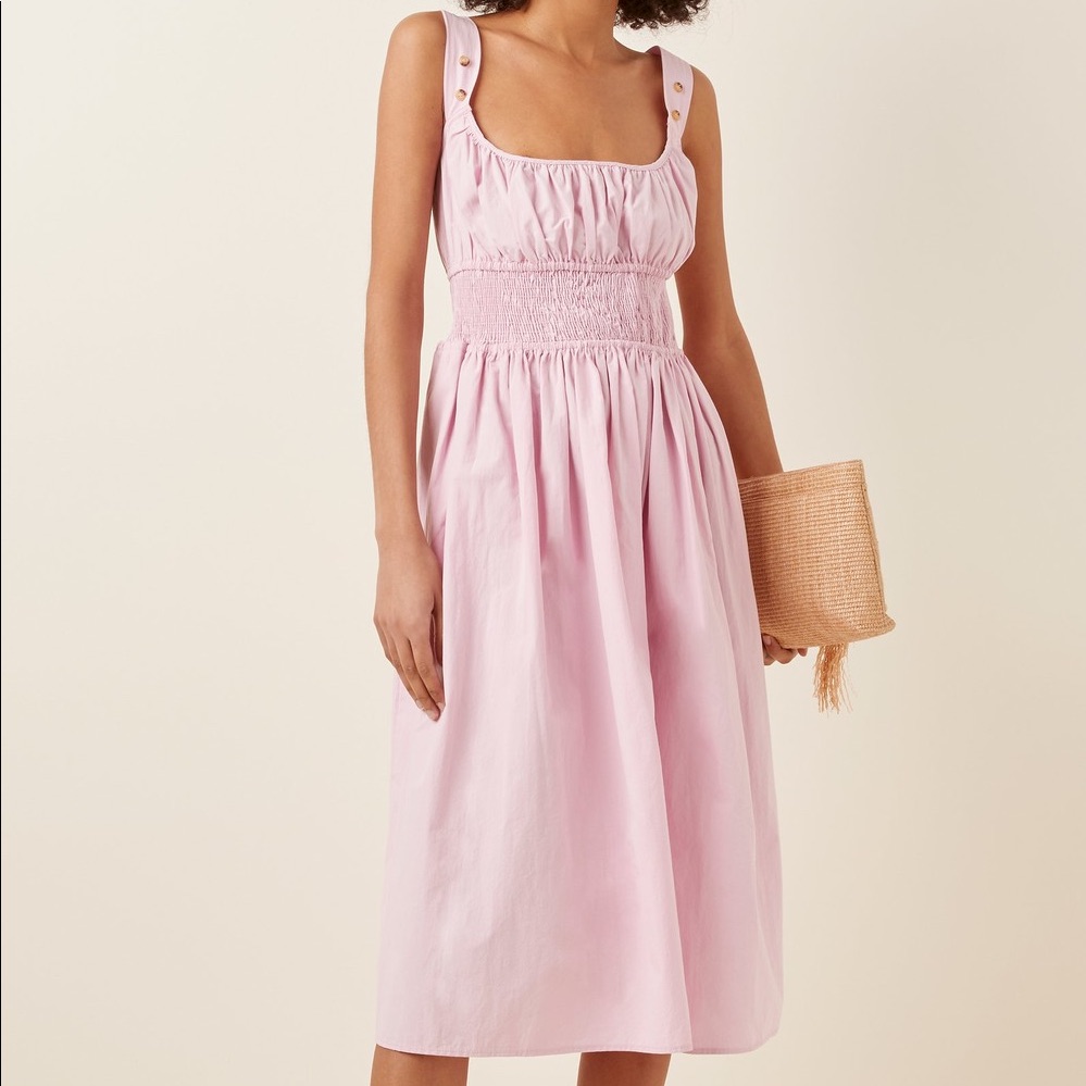 Ciao Lucia Pink Lara Midi Dress